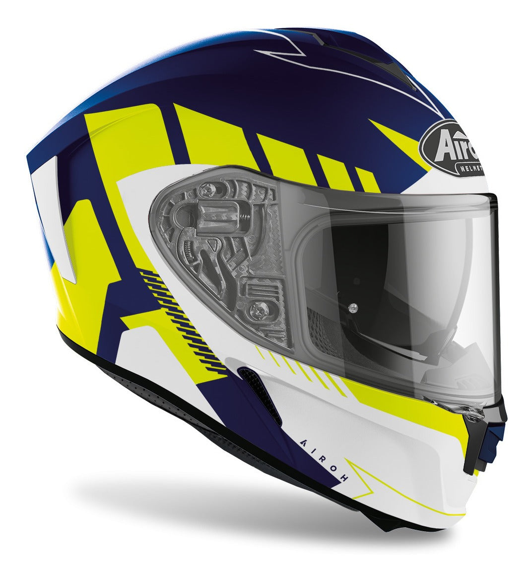 Helmet Spark Rise Blue/Yellow Matt